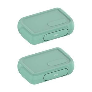 2x Maxwell & Williams GetGo Bento Lunch Container Box Sage Large