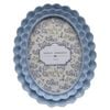 Urban Resin/Wood Lotti Petal Oval Photo Picture Frame 5x7in 22x18cm Blue