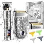 OZK Professional Hair Clippers Set T Blade Hair Trimmers