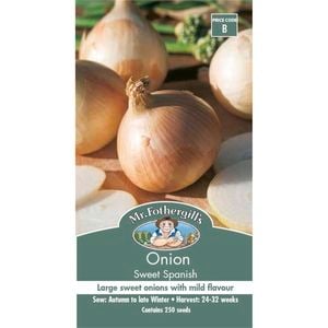 Mr Fothergill's Seed Onion Sweet Spanish