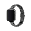 Stainless Steel Metal Slim Watch Band Strap - For iWatch Ultra [42mm Series 3] 44mm 45mm 46mm 49mm (Black)