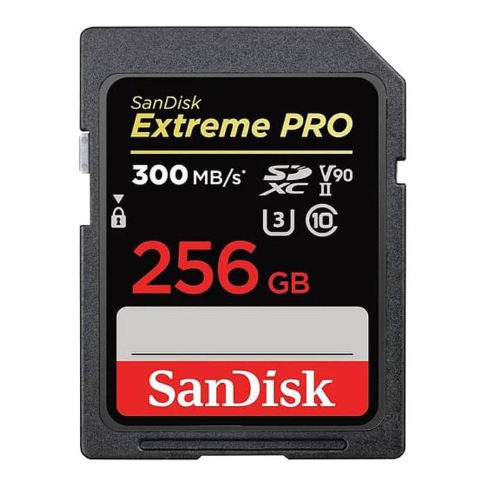 SanDisk Extreme Pro 256GB SDXC Memory Card - Write Speeds Up To 260MB/s [SDSDXDK-256G-GN4IN]