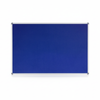 Corporate Felt Pinboard Aluminium Frame 900x600mm Blue