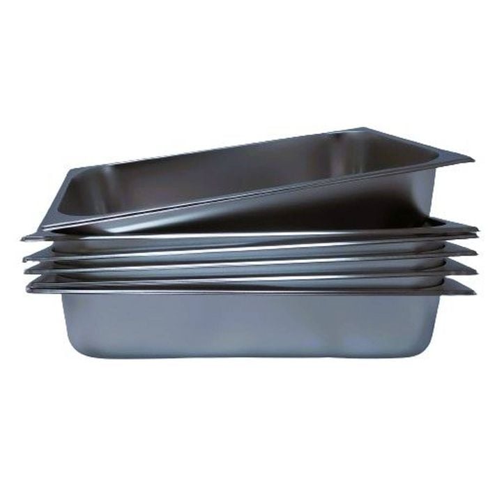 LCE Gastronorm GN Pan Full Size 1/1 GN Pans 100mm (Pack of 6)