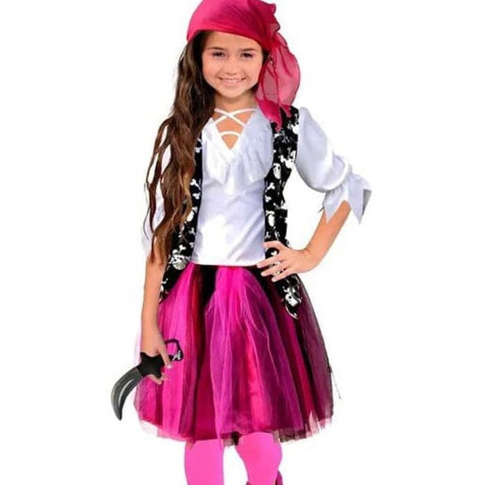 Tutu Treasure Hunter Teen Girls Island Pirate Costume - Xlarge