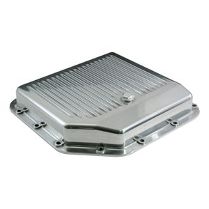 Cal Custom Transmission Pan TH350 Automatic Polished Finned Aluminium