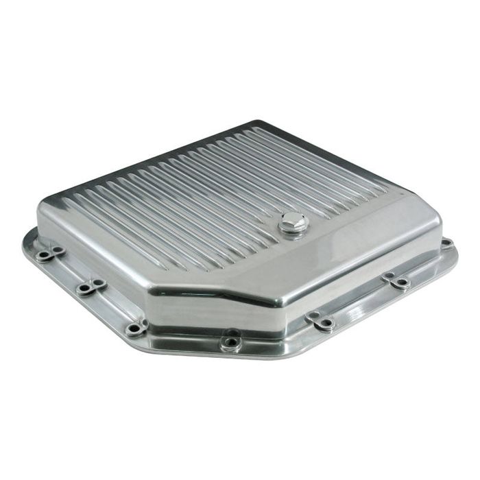 Cal Custom Transmission Pan TH350 Automatic Polished Finned Aluminium