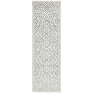 The Rug Connection Liu Lydia Silver 300x80cm - Medium Runner Pet Friendly Indoor Rug