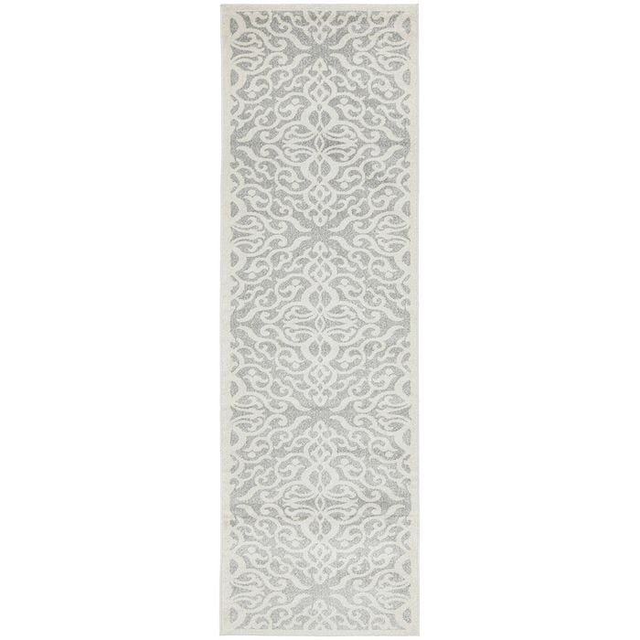 The Rug Connection Liu Lydia Silver 300x80cm - Medium Runner Pet Friendly Indoor Rug