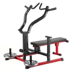 VEVOR Chest Press Machine Black Adjustable Flat Incline Bench with Independent Converging Arms