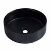 Mondella Round Above Counter Basin - Matte Black Resonance
