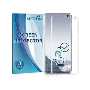 3 Pack MEZON Samsung Galaxy S10 Hydrogel Film Clear Screen Protectors