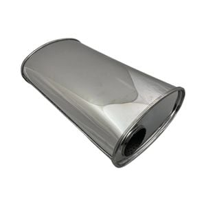 Redback 3" Performance Muffler Offset/offset - 11" X 6" Oval, 20" Long, 430 Ss