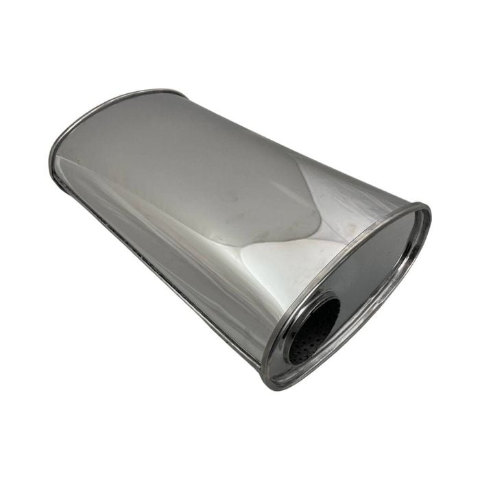 Redback 3" Performance Muffler Offset/offset - 11" X 6" Oval, 20" Long, 430 Ss