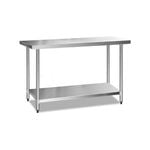 Cefito 1524x610mm Commercial Stainless Steel Kitchen Bench