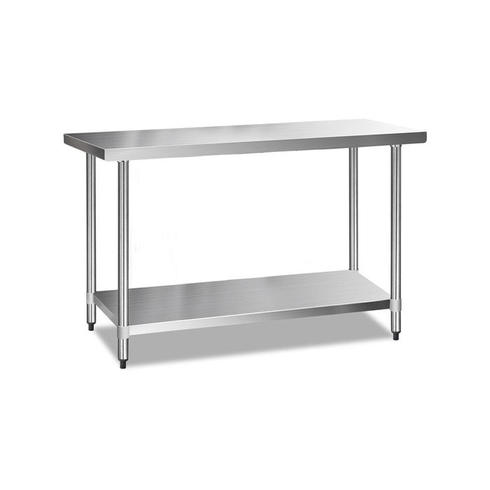 Cefito 1524x610mm Commercial Stainless Steel Kitchen Bench