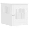 vidaXL Dog Crate Furniture White 64.5x80x71 cm Engineered Wood