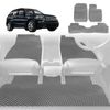 6D Diamond Car Floor Mats for BMW X5 2007-2013-Full Set-Grey-Outback GT