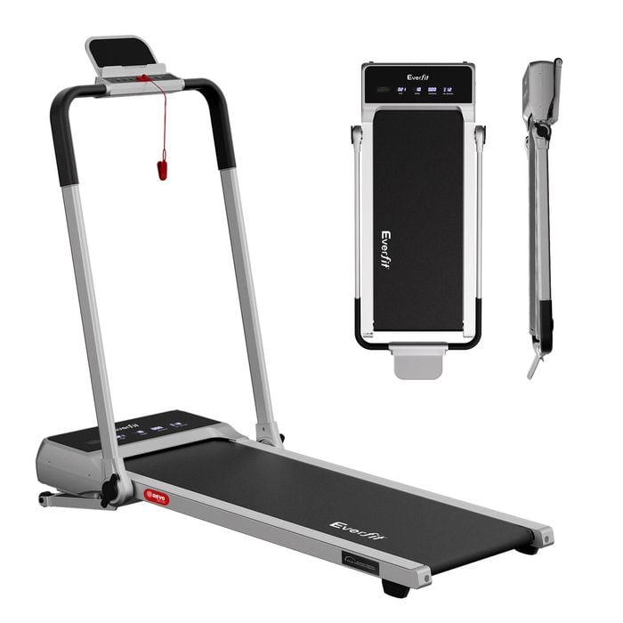 Everfit 3 in 1 Walking Pad Treadmill 20% Auto Incline Under Desk Foldable for Home 40cm Belt Silver