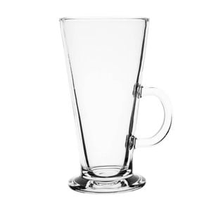 Olympia Toughened Glass Latte Coffee Cups 285ml 12 Pack