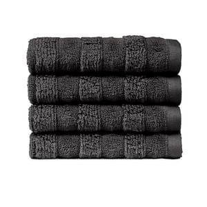 Sheraton Luxury  Spa 4 Pack Hand Towel - Charcoal