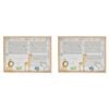2PK Gibson Gifts Little Moments Collage Picture Frame 36x27cm