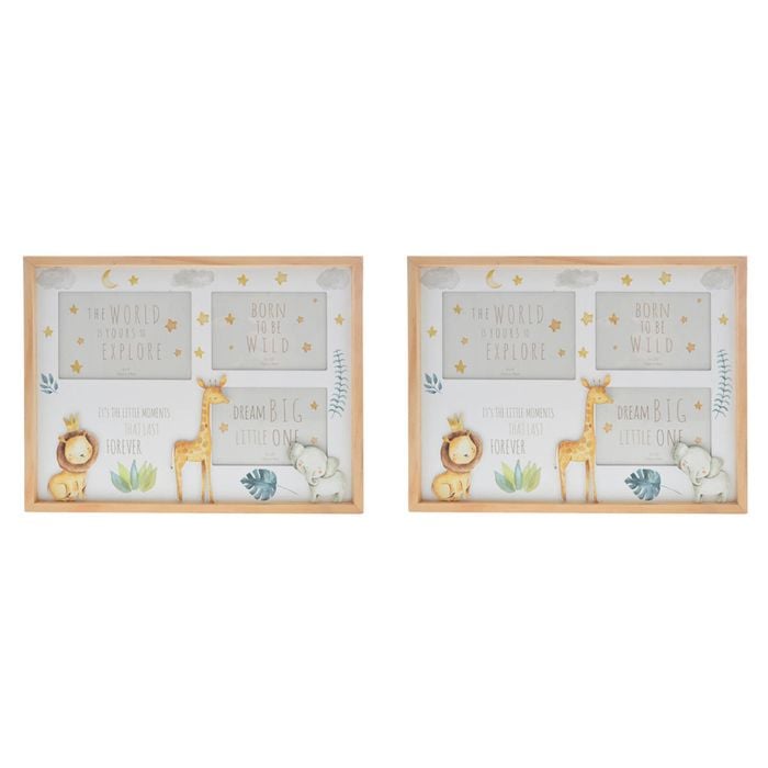 2PK Gibson Gifts Little Moments Collage Picture Frame 36x27cm