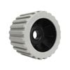Sunrise Wobble Ribbed Roller 3" 20mm Bore  - Grey - Wr3rg