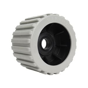 Sunrise Wobble Ribbed Roller 3" 20mm Bore  - Grey - Wr3rg