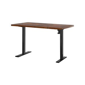 Artiss Electric Standing Desk Black & Brown