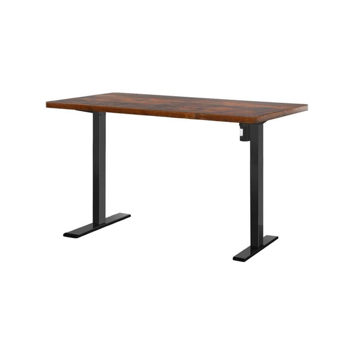 Artiss Electric Standing Desk Black & Brown