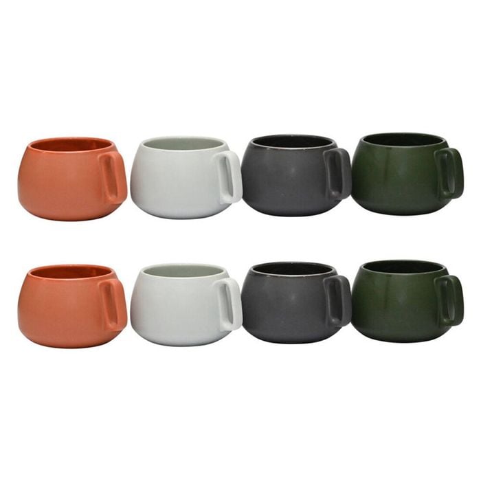 2x 4pc Coffee Culture 450ml Ceramic Hot/Cold Beverage Coffee & Tea Mug Terrance