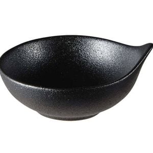 Maxwell & Williams Caviar Black Handled Sauce Bowl 10x4.5cm Porcelain