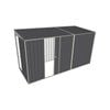 Build-a-Shed 1.5 x 3.7 x 2m Single Sliding Side Door Skillion Shed - Grey