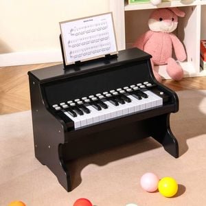 Costway 25-key Digital Piano Mini Keyboard Music Teaching Instrument Black