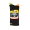 Tradie Men's Multi Coloured Ribbed Work Crew Socks - 6 Pack - Size 11-13