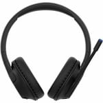 Belkin SoundForm Inspire Wired/Wireless Over-the-ear Stereo Headset - Black - Binaural - Ear-cup - 914.4 cm - Bluetooth - Mini-p