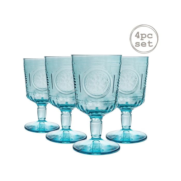 Bormioli Rocco 4pc Romantic Wine Glasses Set - 320ml