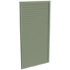 ProtectorAl 300 - 1000 x 1001 - 2000mm Pale Eucalypt Horizontal 5mm Overlap Aluminium Welded Louver Panel