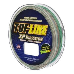 600yd Spool of 25LB Tuf-Line XP Indicator Colour-Metered Braided Fishing Line