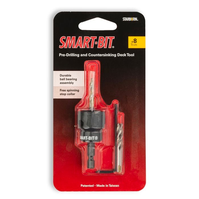 Starborn No.8 Smart-Bit Trim Head Countersink Drill Bit