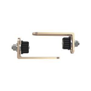 ProtectorAl 38 x 25mm Primrose Steel Gudgeon Hinge - 2 Pack