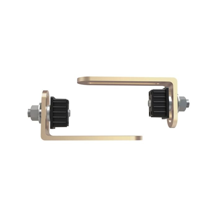 ProtectorAl 38 x 25mm Primrose Steel Gudgeon Hinge - 2 Pack
