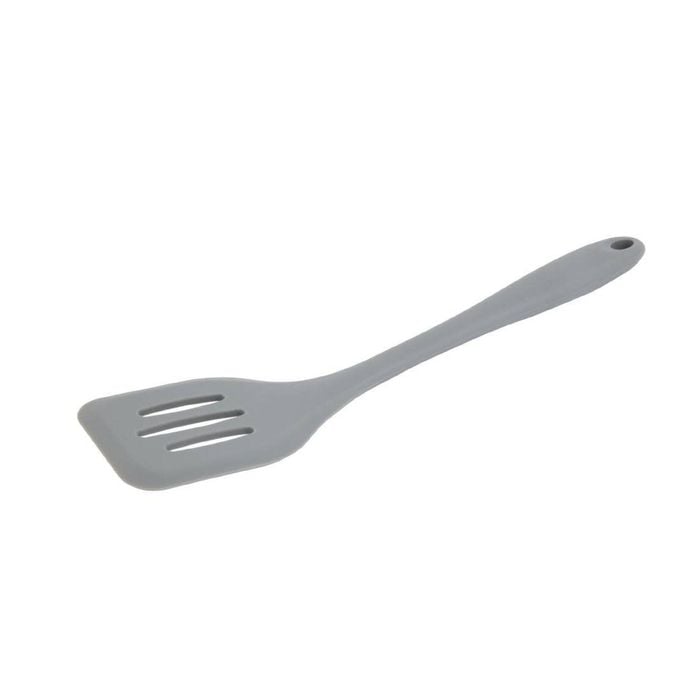 Vogue Slotted Turner Silicone Flexible 295mm Kitchen Utensil Spatula Heat Resistant