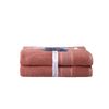 2PK Ultimate Alanya Turkish Cotton Bath Towel 550Gsm Highly Absorbant Clay