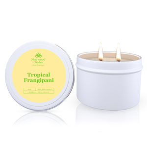Tropical Frangipani Soy Candle Tin 165g