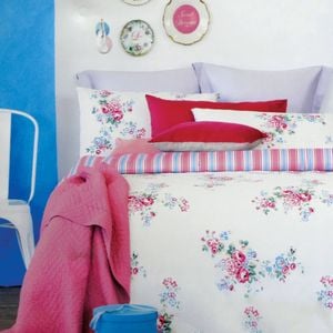 Ardor Rose Pink Quilt Cover Set King