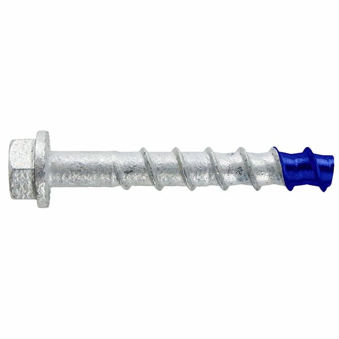 DeWALT 10 x 100mm Blue Tip Galvanised Hex Screw Bolt - 25 Pack