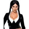 The Addams Family Wednesday Wig Halloween Costume Hair Accessory Black Adult