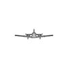Ignite Laser Beechcraft B55 Baron - Twin-Engine Light Aircraft Silhouette Metal Wall Art Rustic Metal 15.7 inch - 40 cm